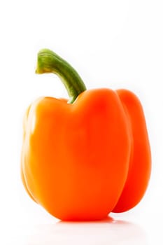 An orange bell pepper