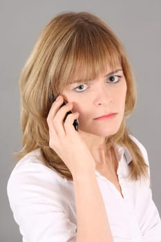 Serious phone call