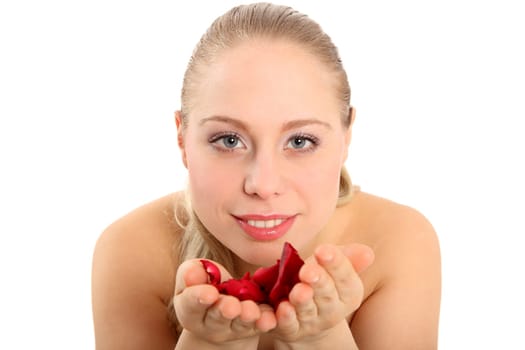 Rose petal scent