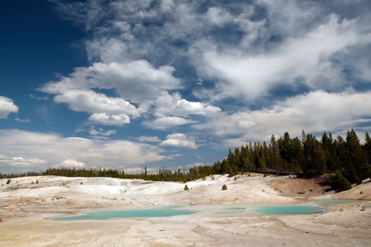 Blue Pools of Yellowstone