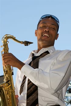 Hip Young Saxophonist