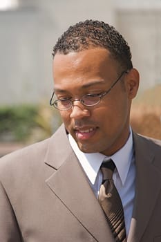Businessman at a Cafe
