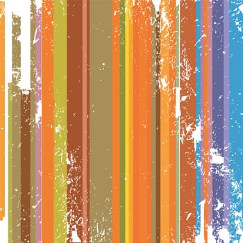 Vintage stripe illustration