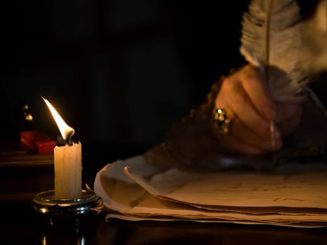 Candlelight and Quill