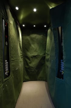 covered elevator