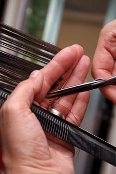 Cutting hair