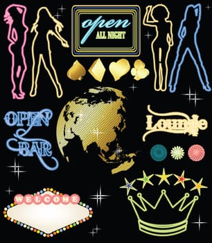 Neon glance