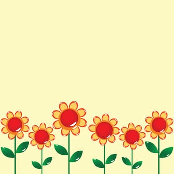 floral card design