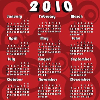 2010 calendar