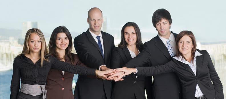 Business people together