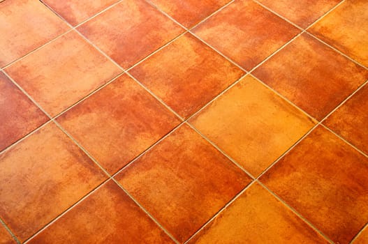 Tiled floor