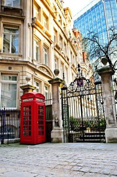 Telephone box in London