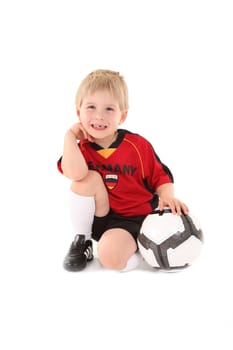Young soccer player