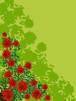 Abstract flower background