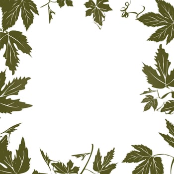 Grape leaf frame