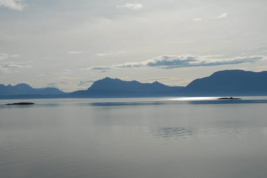 Coastal landscape in Northern Norway