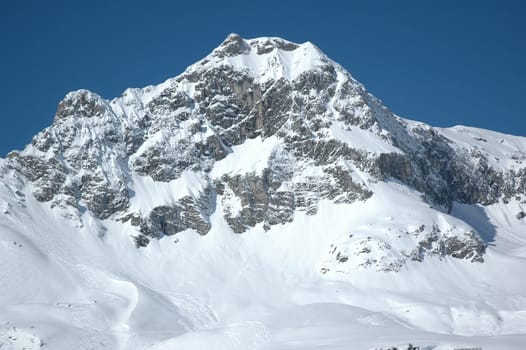 Ski resort on the Arlberg
