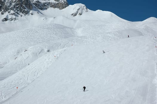 Ski resort on the Arlberg