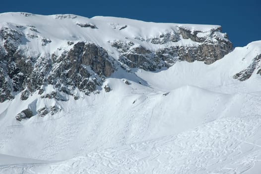 Ski resort on the Arlberg