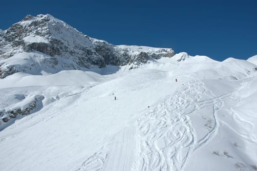 Ski resort on the Arlberg
