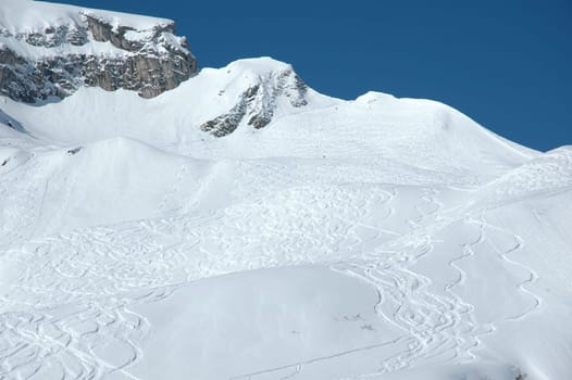 Ski resort on the Arlberg