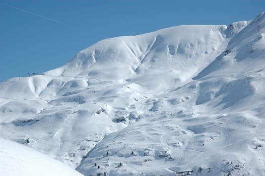 Ski resort on the Arlberg