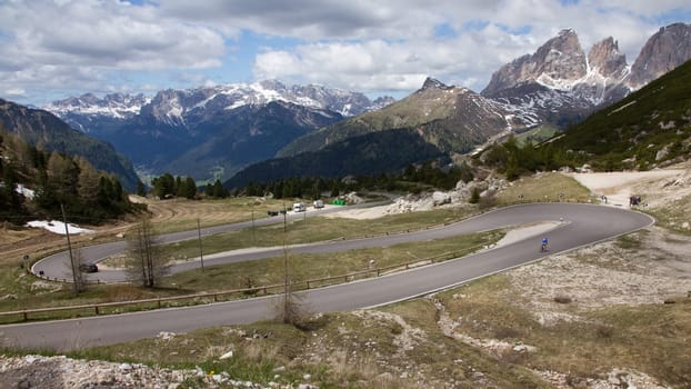 At the Pordoj Pass