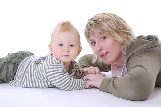 Mother and son