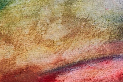 painted canvas
