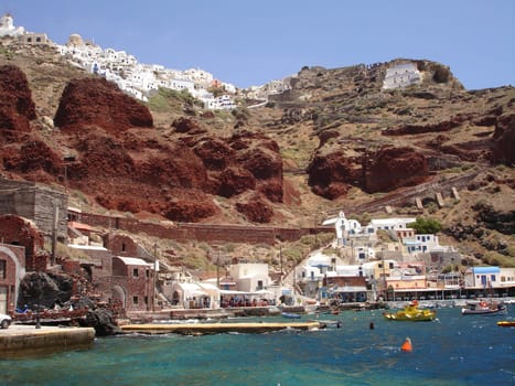 Harbour in Santorini