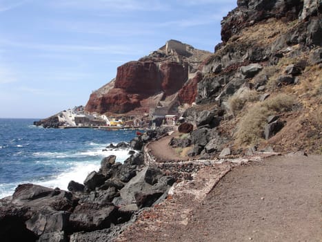 Beach in Santorini