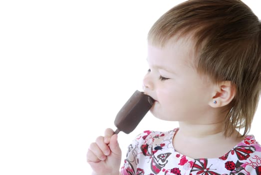 Eating ice cream