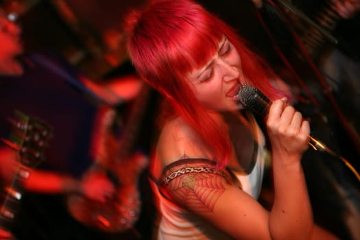 Rock singer