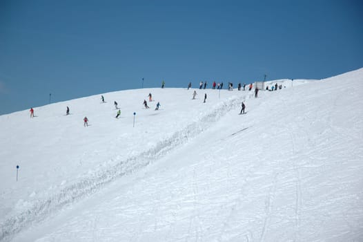 Ski resort on the Arlberg
