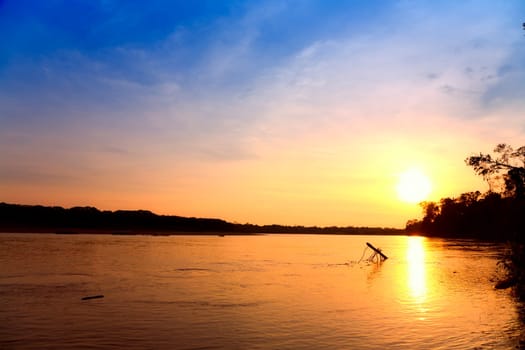 Evening on the river