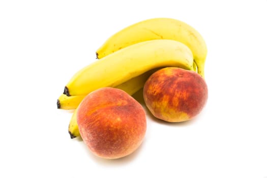 Bananas and peaches
