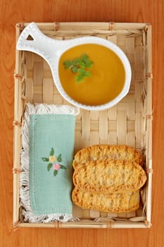 Cream of carrot soup