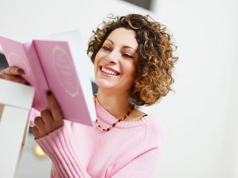 woman looking at camera and smiling