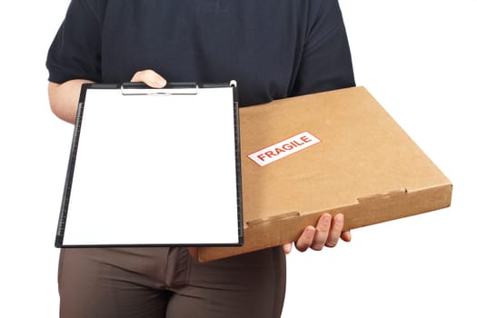 Sign for delivery