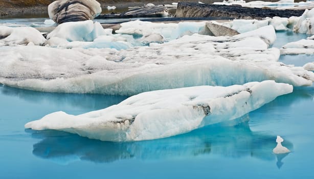 Jokulsarlon Glacial Lagoon, Vatnajokull, Iceland