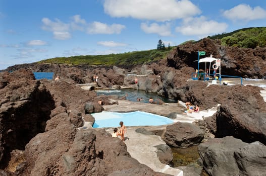Natural swimming pool of Varadouro Faial