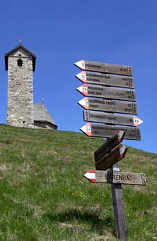 Vigilius Church on the Vigiljoch