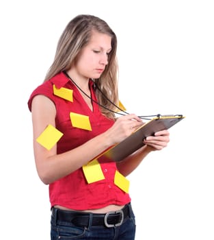 Busy business worker