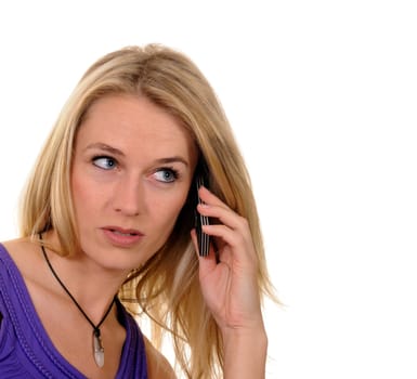 Young woman with mobile phone