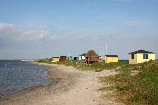 Beach huts on Ärö