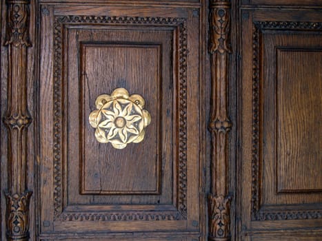 old wooden cassette door