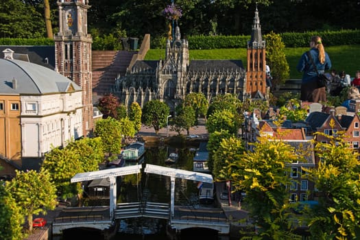 Evening light in Madurodam 2007