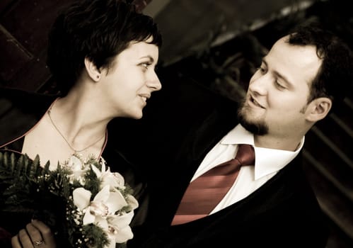 Happy couple