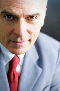 mature businessman in office