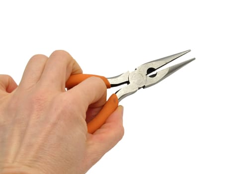 Pliers in hand